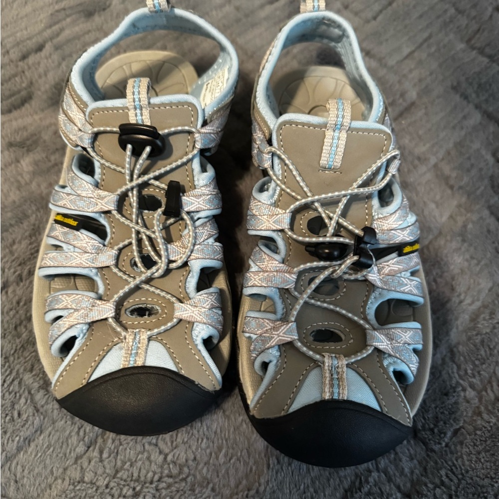 Atika Maya Women’s Outdoor Water Sandals – Sky Blue/Grey